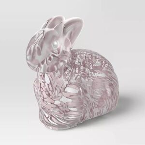 Pink Confetti Glass Easter Bunny - Threshold